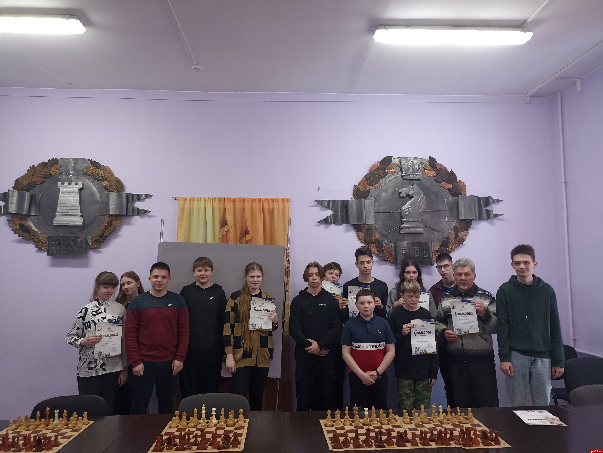 Турнир «Псковская весна» прошел в шахматном клубе «Анлим»
