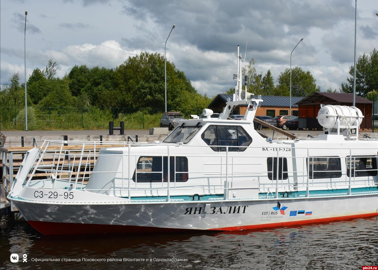 Навигация пассажирских катеров на Талабские острова началась в Псковском районе