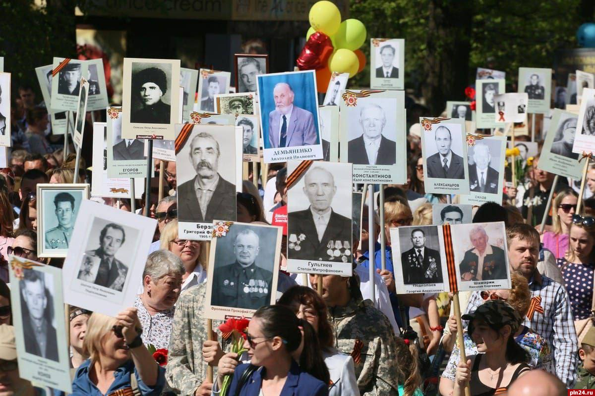 Памятные акции проходят в Пскове в преддверии Дня Победы