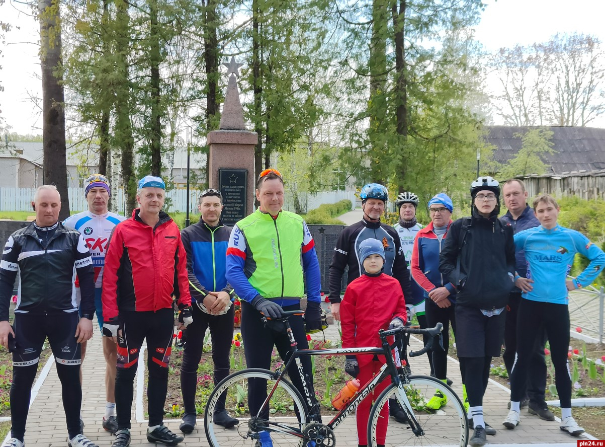 Посвященный Дню Победы велопробег состоялся в Псковской области