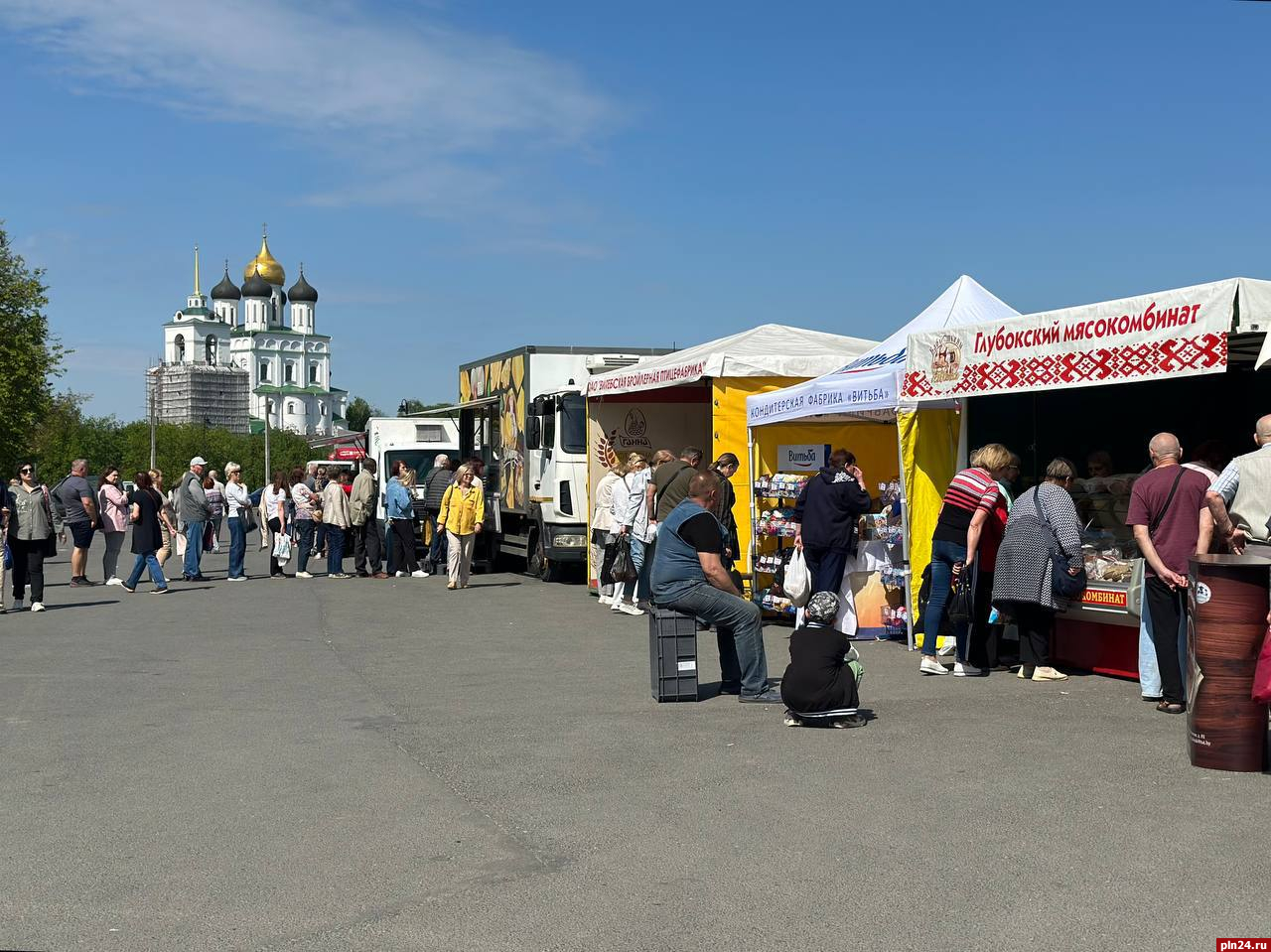 Ярмарка белорусских товаров открылась в Пскове