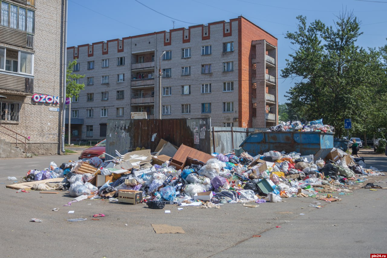Спецтехнику для уборки ТКО из других регионов направят в Псковскую область