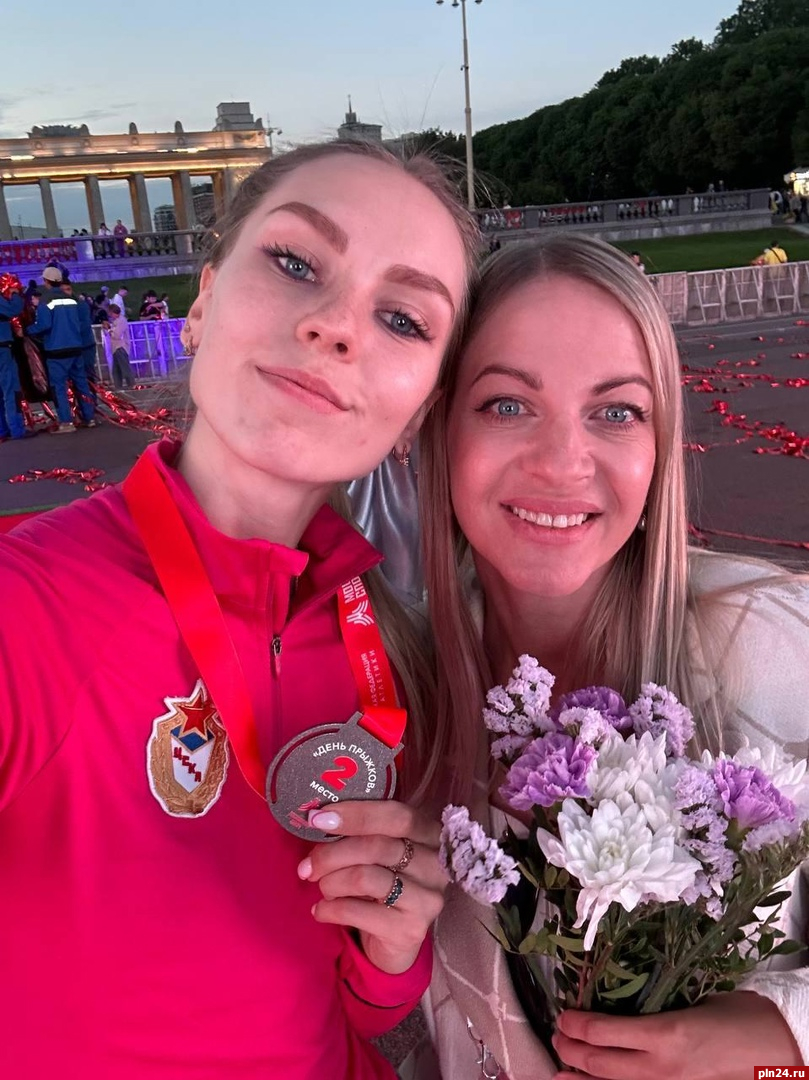 Псковичка стала призером соревнований «День прыжков» в Москве