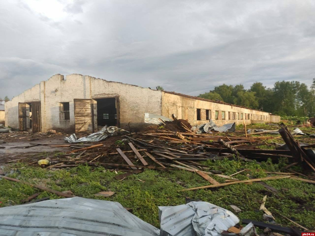 Ликвидация последствий урагана в Псковской области находится на контроле – губернатор