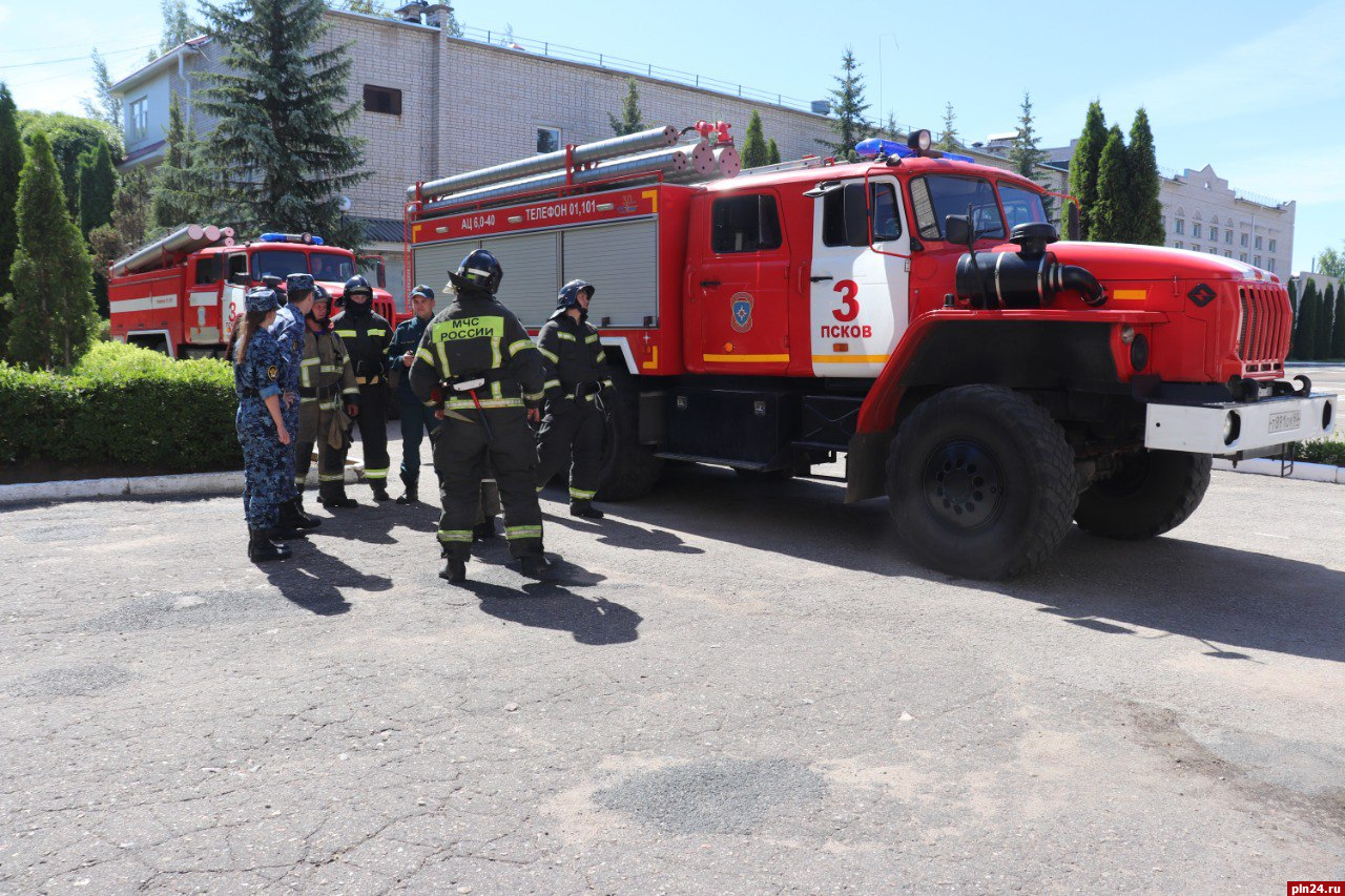 Сигнал пожарной тревоги прозвучал в Псковском филиале Университета ФСИН России