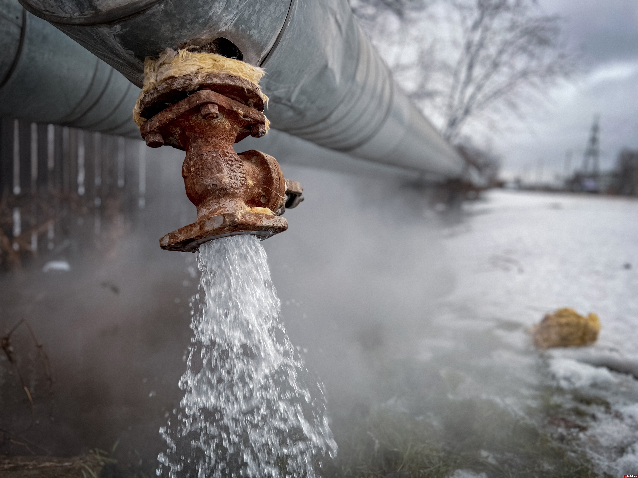 Причины двухнедельного отключения горячей воды перечислили в «Псковских тепловых сетях»