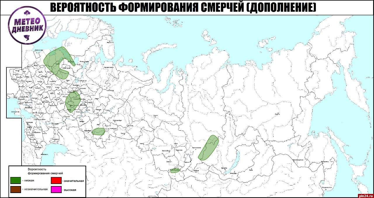 Образование смерчей возможно в Псковской области 11 августа