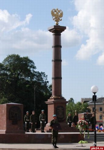 Псков стелла воинской славы